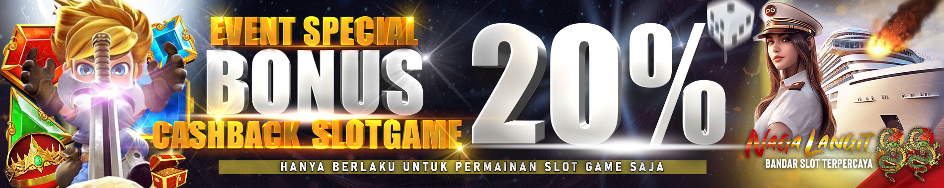 CASHBACK SLOT 20%